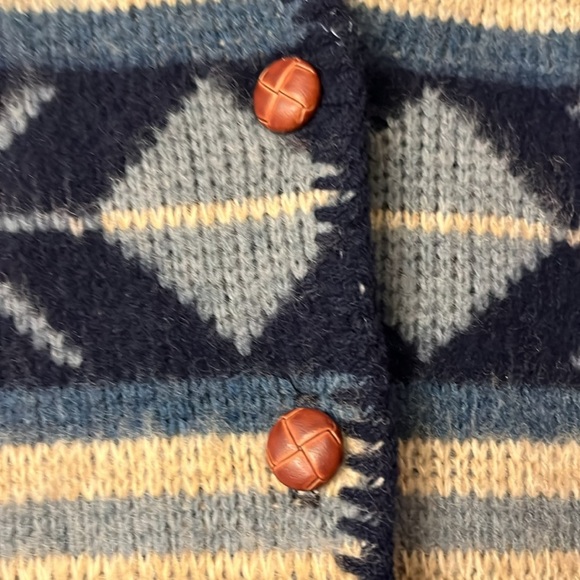 Southwest Sweater Vest XXL Blue - Picture 4 of 8